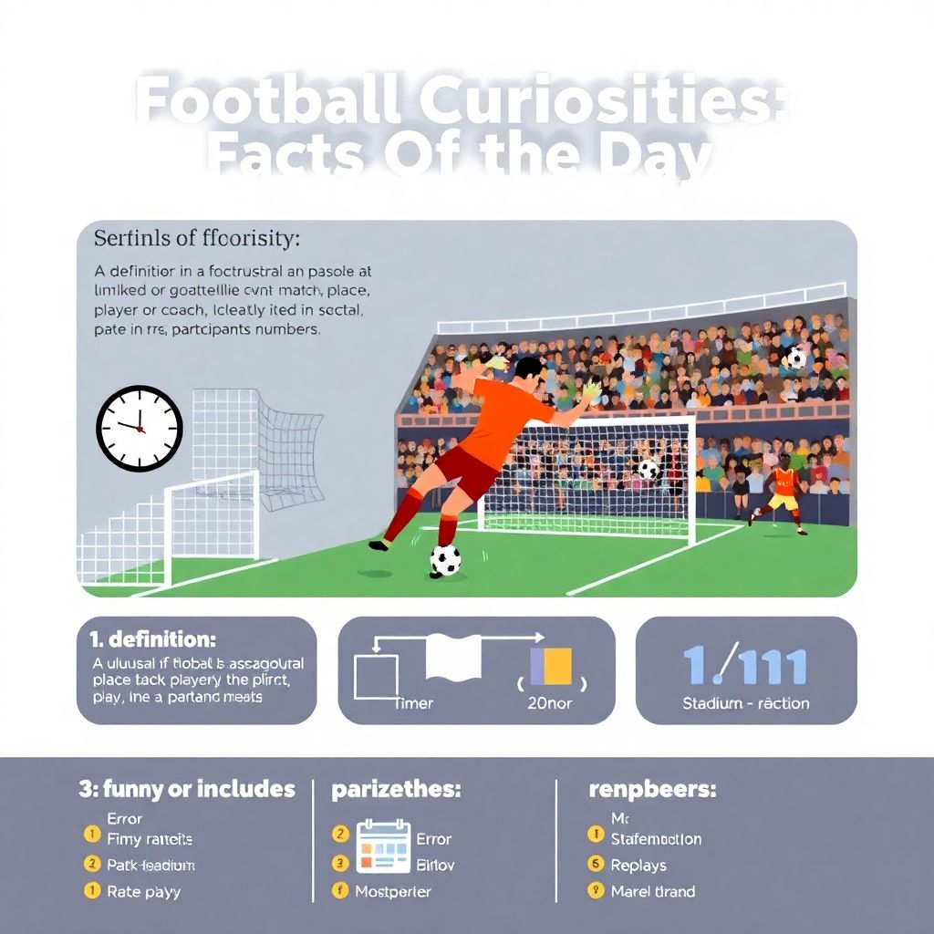 Факт дня: curiosities о матчах и игроках в футболе и их рекордах