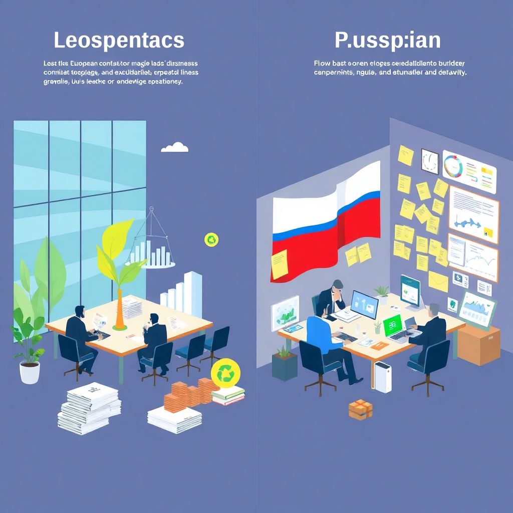 Сравнение европейских стратегий и российских реалий в современном развитии