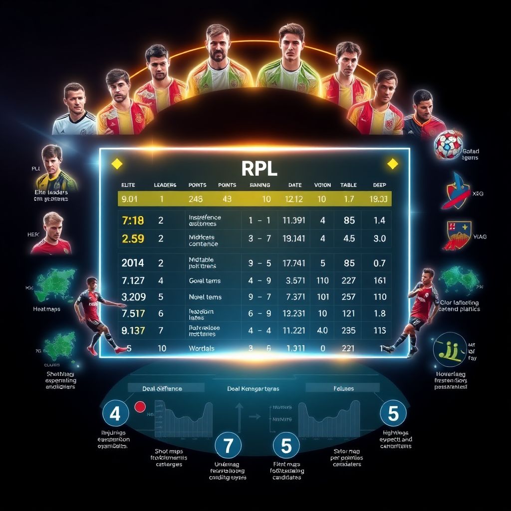 Турнирная таблица РПЛ: обзоры на текущий тур и перспективы команд