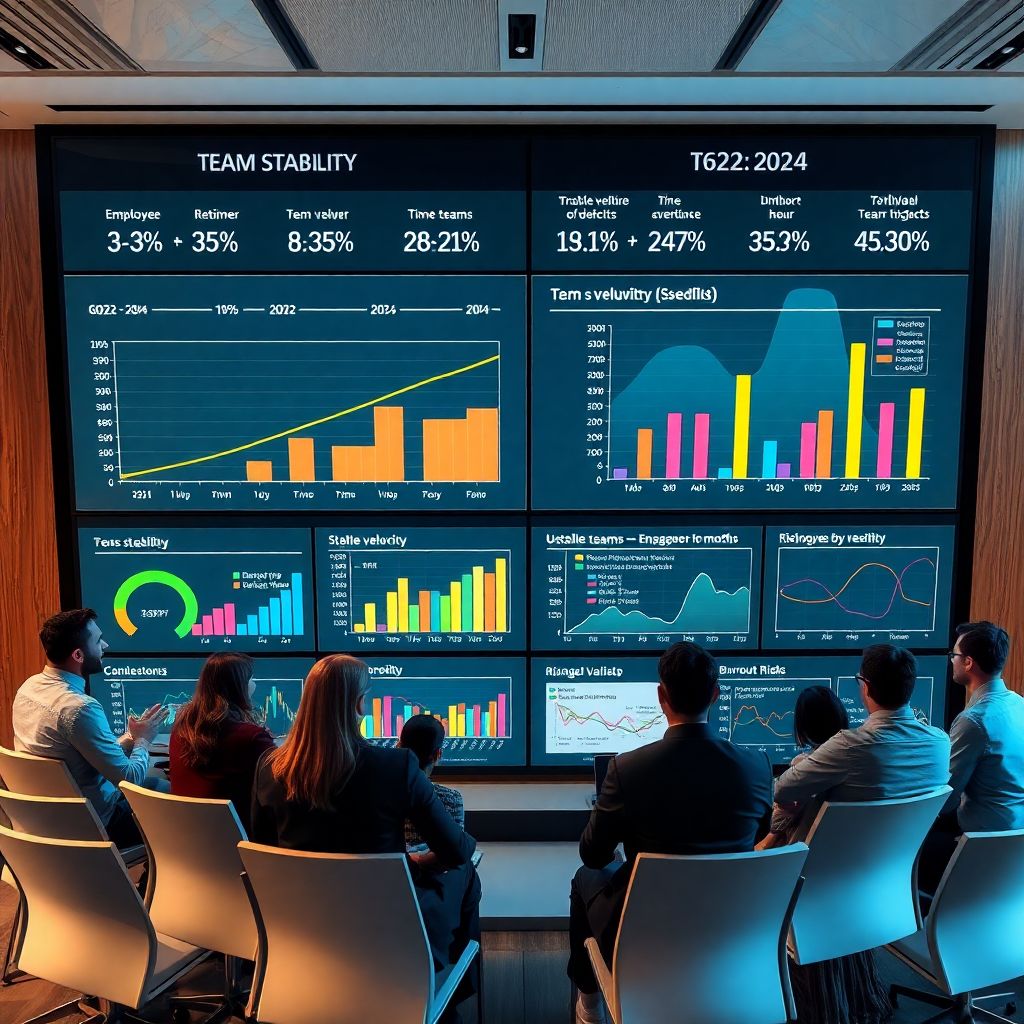 Статистические показатели как индикатор стабильности команд в проектах