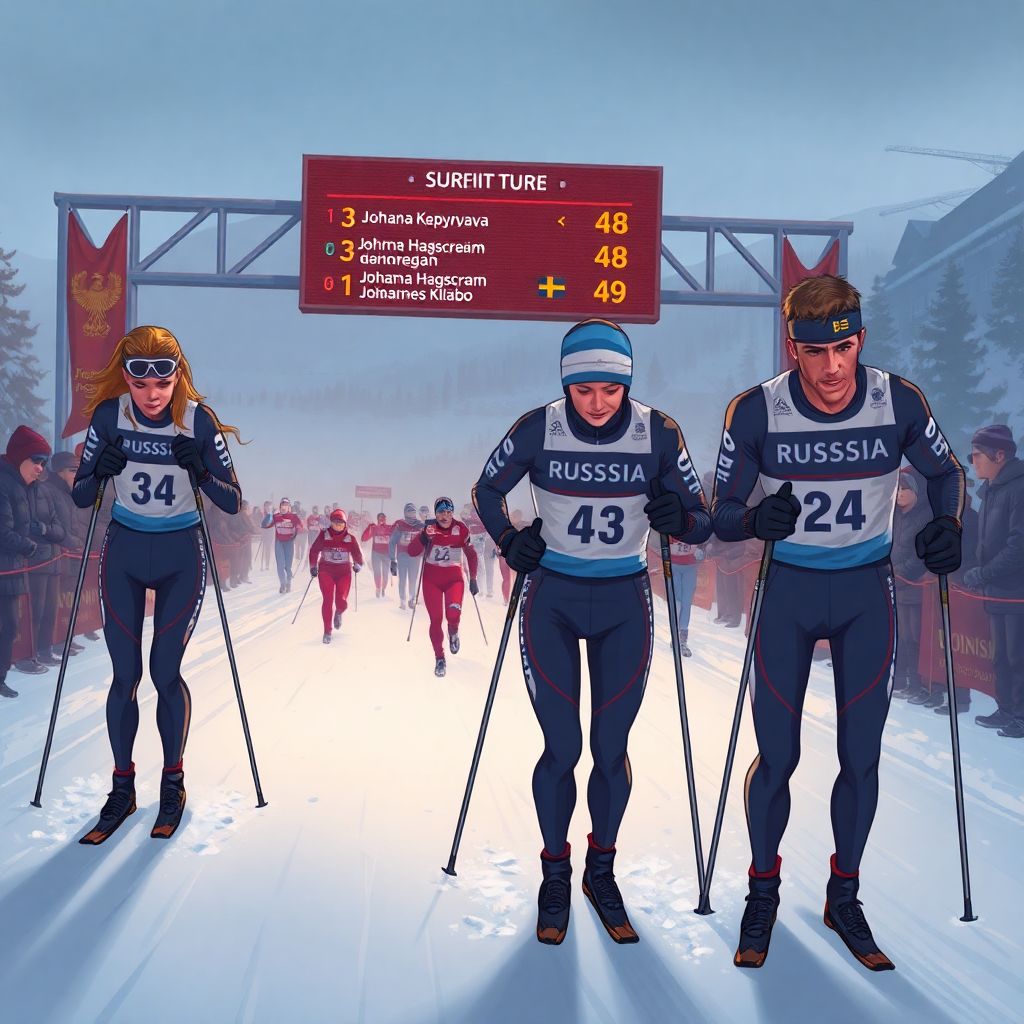 Русские лыжники провалили старт Тур де Ски, как предсказал искусственный интеллект