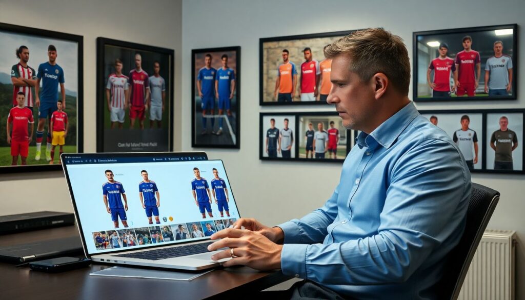 Сравнение форм и экипировки команд - иллюстрация