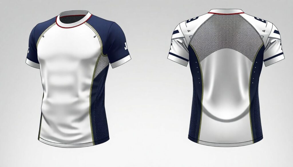 Сравнение форм и экипировки команд - иллюстрация