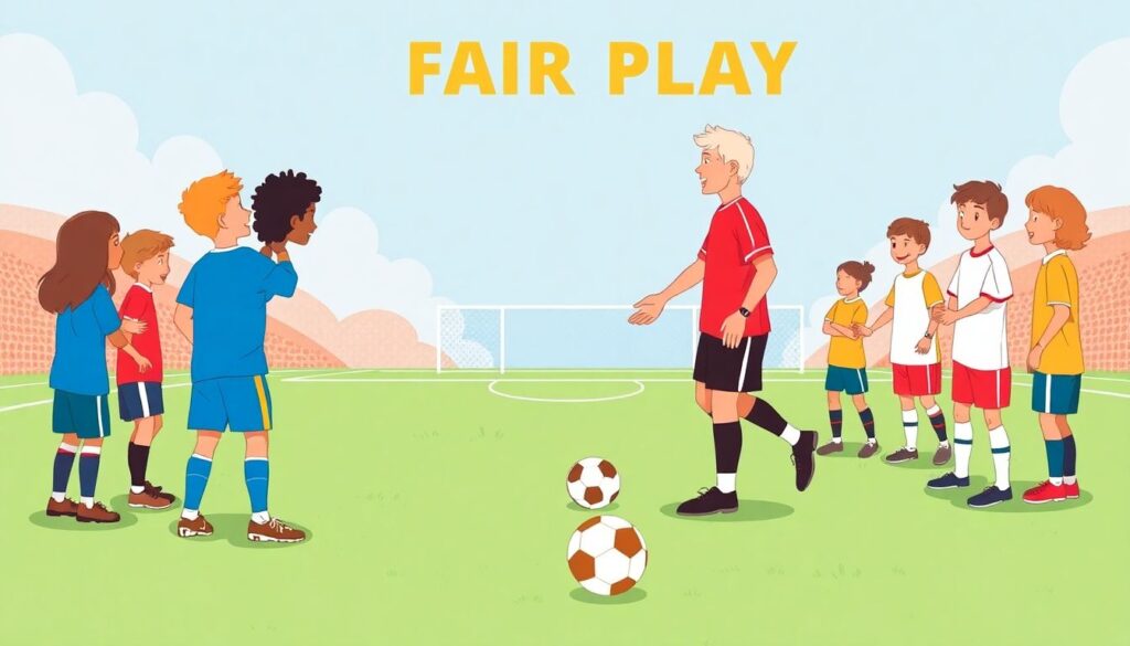 Партии и дружбы на поле: этикет и поведение игроков - иллюстрация