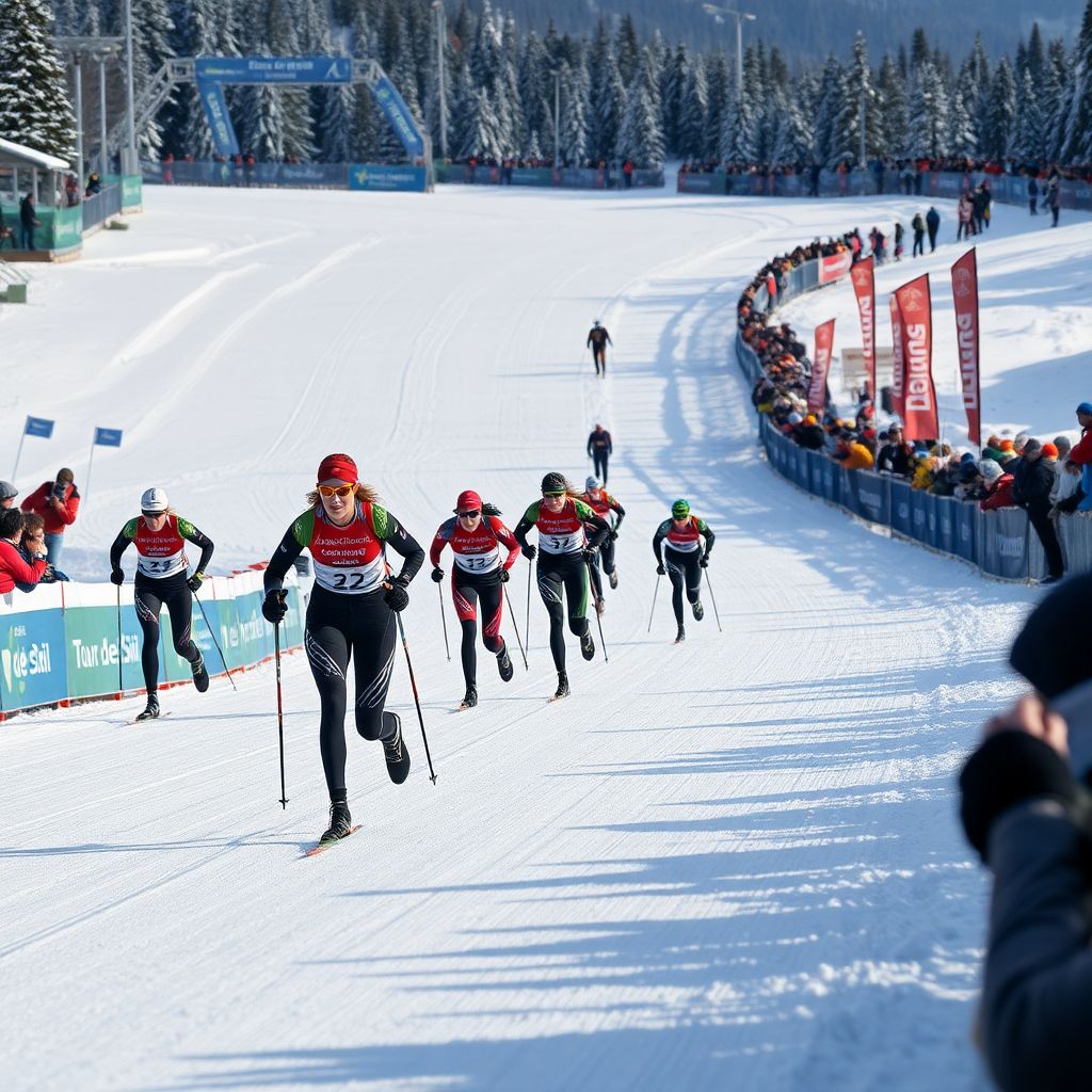 Тур де Ски: Непряева снова вне топ‑15 из‑за проигранного финишного спринта