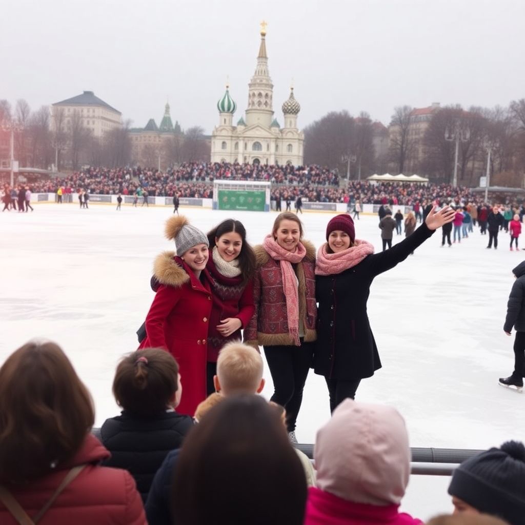 Фигуристки-чемпионки Загитова, Медведева и Трусова поставили мировой рекорд в Лужниках