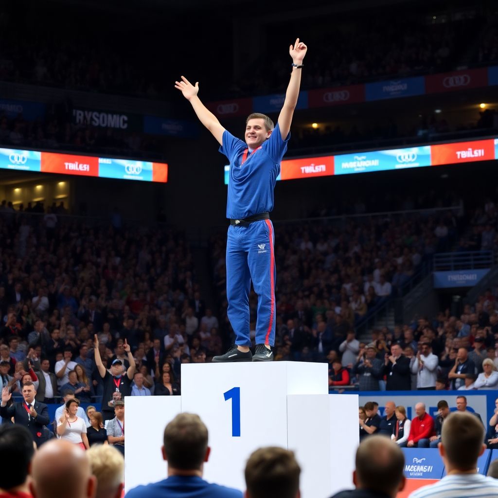 Российский гимн вернулся на чемпионат Европы по дзюдо в Тбилиси благодаря Чопанову